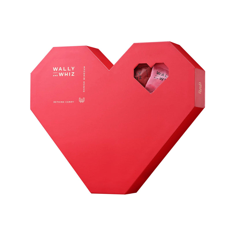 Heart Box - 60 bags of delicious winegum, 8x 660g